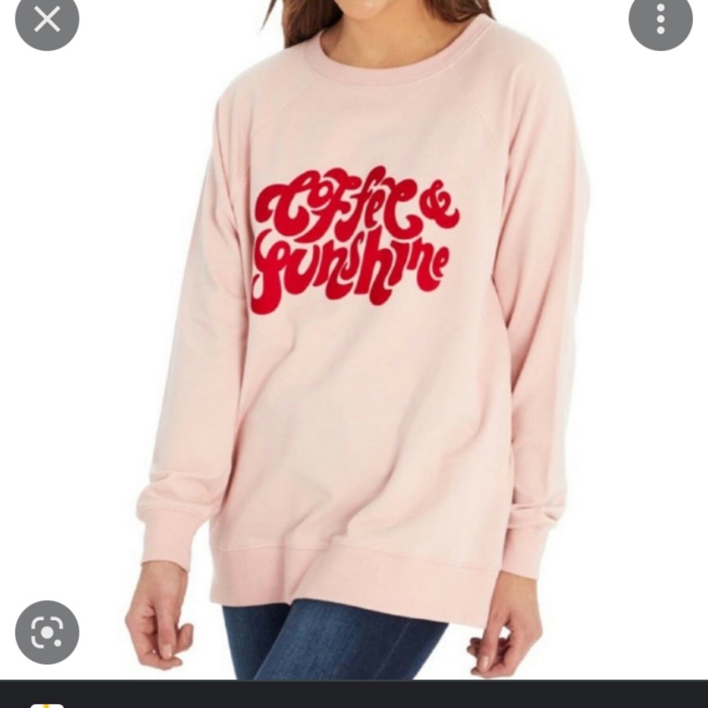 Wild fox oversized crew neck